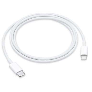 CABLE CARGADOR APPLE ORIGINAL LIGHTNING A TIPO C 1 METRO PARA IPHONE IPAD - 1