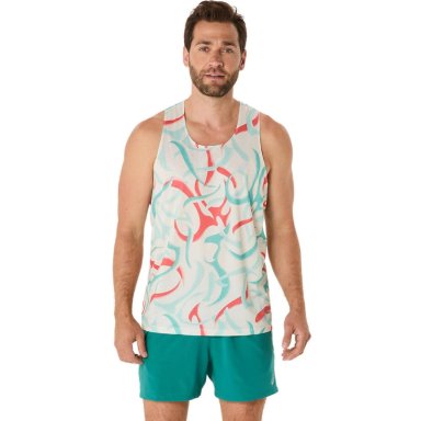 BIVIDI ASICS ROAD ALL OVER PRINT SINGLET HOMBRE