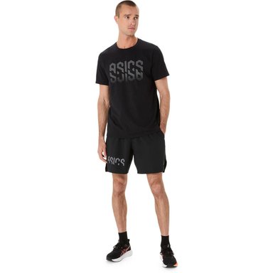 POLO ASICS ASICS HEX GRAPHIC COTTON BLEND TEE HOMBRE