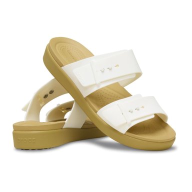 SANDALIAS CROCS BROOKLYN BUCKLE LOW W MUJER - 2