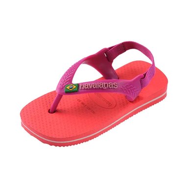 SANDALIAS HAVAIANAS BABY BRASIL LOGO NIÑOS - 1
