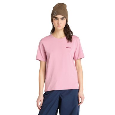 POLO TIMBERLAND SHORT-SLEEVE EMBROIDERED LOGO TEE MUJER