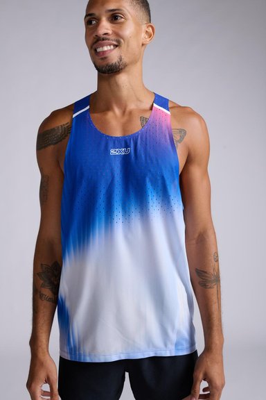 BIVIDI 2XU LIGHT SPEED REACT SINGLET HOMBRE