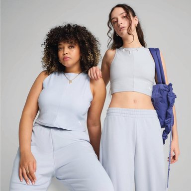 TOP PUMA WARDROBE ESS RIBBED CROP TOP MUJER