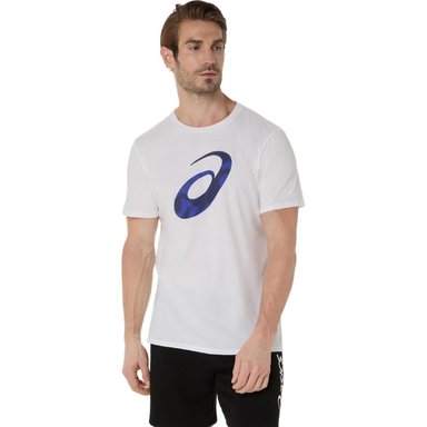 POLO ASICS SPIRAL LOGO GRAPHIC COTTON BLEND TEE HOMBRE
