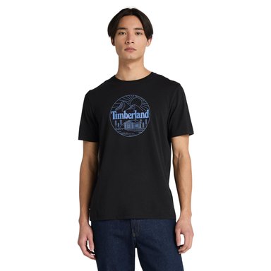 POLO TIMBERLAND MOUNTAIN GRAPHIC SHORT SLEEVE TEE HOMBRE