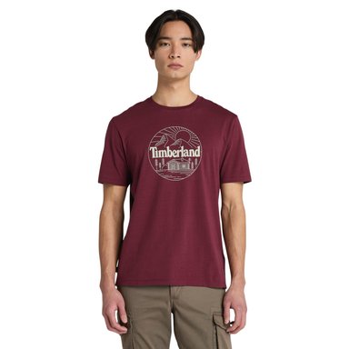 POLO TIMBERLAND MOUNTAIN GRAPHIC SHORT SLEEVE TEE HOMBRE