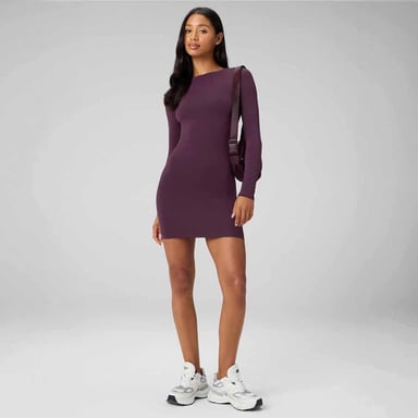 VESTIDO FABLETICS SEAMLESS LONG-SLEEVE MINI DRESS MUJER - 5