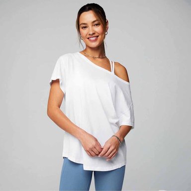 POLO FABLETICS 100% COTTON OVERSIZED TEE MUJER