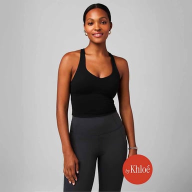 POLO FABLETICS ANYWHERE CROPPED BUILT-IN BRA TANK MUJER - 1