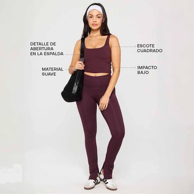 TOP FABLETICS PURELUXE BUILT-IN BRA TANK MUJER - 3