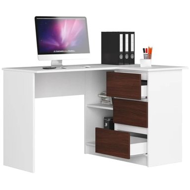 ESCRITORIO EN L MUEBLES CRISOSTOMO HOME OFICCE 125 CM GERENCIAL -ROBLE - 2