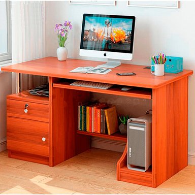 ESCRITORIO PARA COMPUTADORA PERSONAL MUEBLES CRISOSTOMO HOME OFICCE CEDRO 100CM