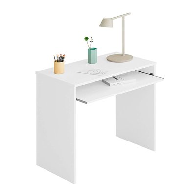 ESCRITORIO PARA PC MUEBLES CRISOSTOMO HOME OFICCE BLANCO JUVENIL 80CM