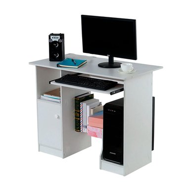 ESCRITORIO PARA COMPUTADORA JUNIOR BLANCO 90 CM