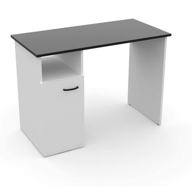 ESCRITORIO MUEBLES CRISOSTOMO HOME OFICCE BLANCO JUNIOR WENGUE90CM