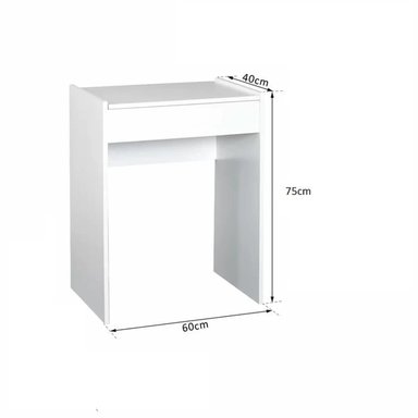 ESCRITORIO TOCADOR MUEBLES CRISOSTOMO HOME OFICCE BLANCO 60CM - 5