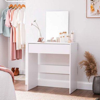 TOCADOR MAQUILLAJE MUEBLES CRISOSTOMO HOME OFICCE BLANCO 70CM - 2