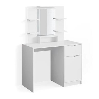 TOCADOR MAQUILLAJE MUEBLES CRISOSTOMO HOME OFICCE BLANCO 100CM - 2