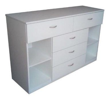 COMODA MUEBLES CRISOSTOMO HOME OFICCE MODERNO 120CM BLANCO