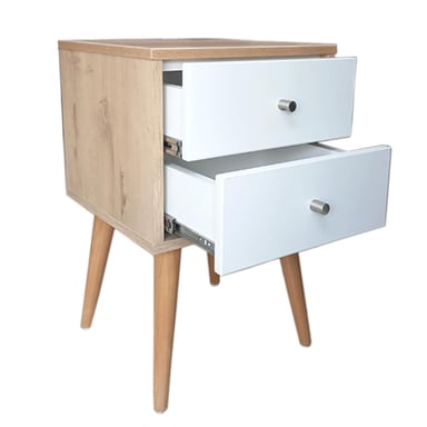 VELADOR MUEBLES CRISOSTOMO VINTAGE DUNA BLANCO - 4