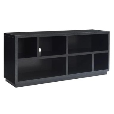 CENTRO DE ENTRETENIMIENTO MUEBLES CRISOSTOMO HOME OFICCE PARA TV 65 PULGADAS NEGRO - 4