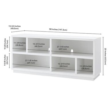 CENTRO DE ENTRETENIMIENTO MUEBLES CRISOSTOMO HOME OFICCE PARA TV 65 PULGADAS BLANCO - 4