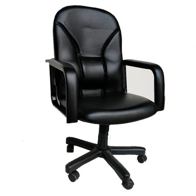 SILLA MUEBLES CRISOSTOMO CAMELLO UNIPIEL NEGRO