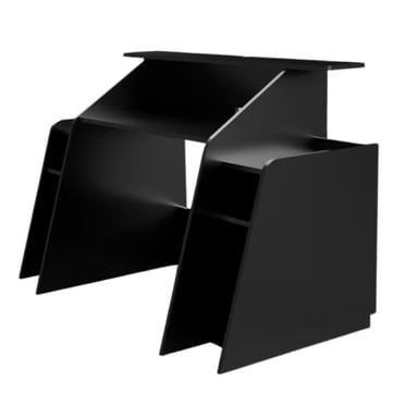 ESCRITORIO GAMER MUEBLES CRISOSTOMO PRO ELITE 150 CM X 150 CM NEGRO PARA PC - 5