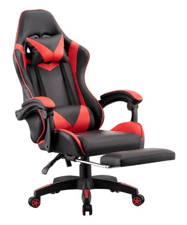 SILLA GAMER ERGONÓMICA RECLINABLE ROJO MC409