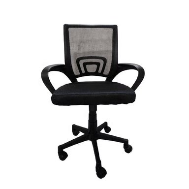 SILLA DE ESCRITORIO GIRATORIO NEGRO MC403