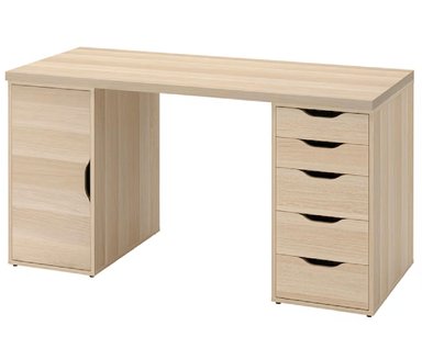 ESCRITORIO DE MELAMINA MALVA 140CM