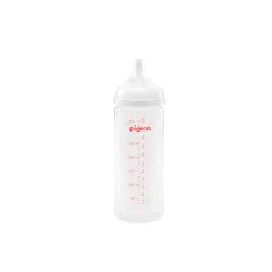 BIBERON PIGEON SOFTOUCH POLIPROPILENO  BOCA ANCHA 330ML/11OZ. BLANCO