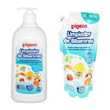 LIMPIADOR LIQUIDO 700ML + REFILL 650ML - PIGEON