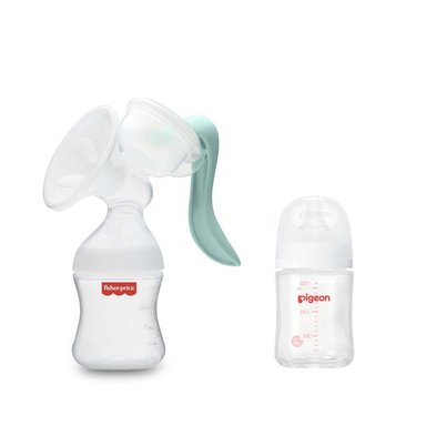 EXTRACTOR FISHER PRICE + BIBERÓN DE POLIPROPILENO RECIEN NACIDO PIGEON - 1