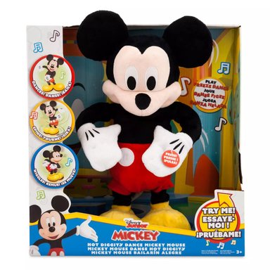 MUÑECO PELUCHE MICKEY MOUSE MOVIMIENTO Y SONIDO - 1