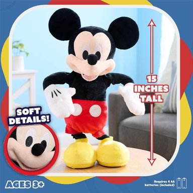 MUÑECO PELUCHE MICKEY MOUSE MOVIMIENTO Y SONIDO - 5