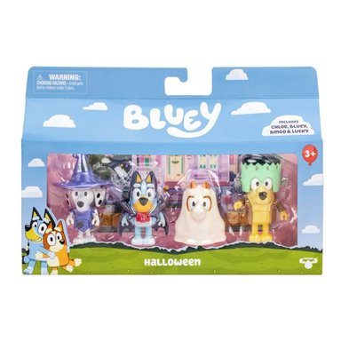 BLUEY PACK FIGURAS HALLOWEN - 1