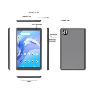 TABLET TAB-8 64GB PRITOM 4GB GRIS - 3