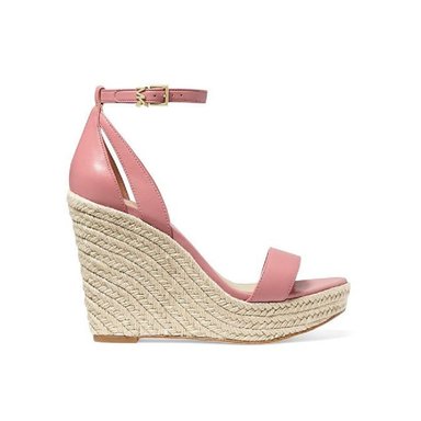 SANDALIAS MUJER MICHAEL KORS ROSADO 40S1KBHS2L KIMBERLY LEATHER WEDGE - 1