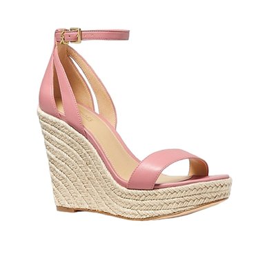 SANDALIAS MUJER MICHAEL KORS ROSADO 40S1KBHS2L KIMBERLY LEATHER WEDGE - 2