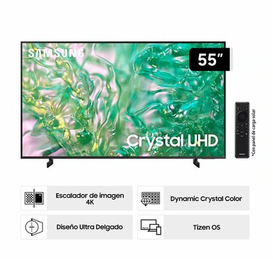 TELEVISOR 55' CRYSTAL UHD DU8000 4K TIZEN OS SMART TV (2024 - 2