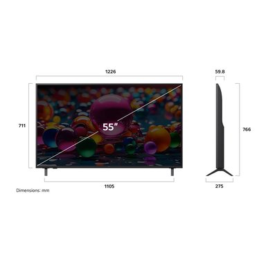 TELEVISOR LG 55' UHD 4K THINQ AI 55UA7300PSB - 3