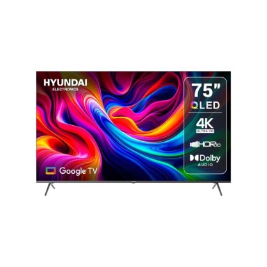 TELEVISOR HYUNDAI 75' HYLED7504QG QLED GOOGLE TV GRIS