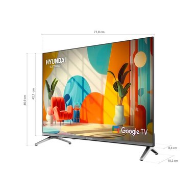 TELEVISOR HYUNDAI 32' HYLED3259QG HD QLED - 3