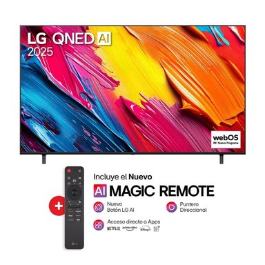 TELEVISOR LG 50' 50QNED70ASA + AI MAGIC 2025 QNED 4K UHD (3840 X 2160) WEBOS