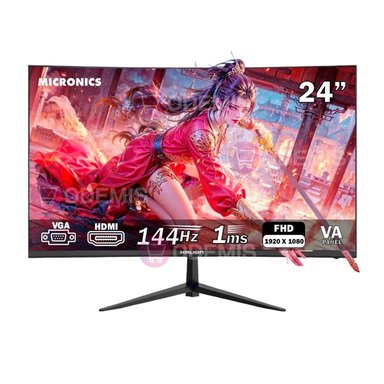 MONITOR GAMER HALION HS2405FC CURVO 24' FHD 144HZ - 2