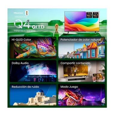 TELEVISOR HISENSE 50 ' 50Q4SV 2026 QLED 1920 × 1080 (FULL HD) VIDAA - 3