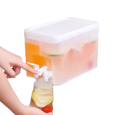 DISPENSADOR DE AGUA BEBIDAS DE 2 DIVISIONES TAMAÑO COMPACTO 3.5 LITROS