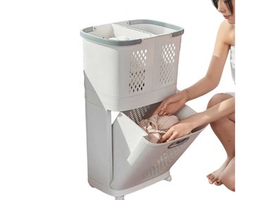 ESTANTE DE LAVANDERIA ORGANIZADOR DE 3 DIVISIONES